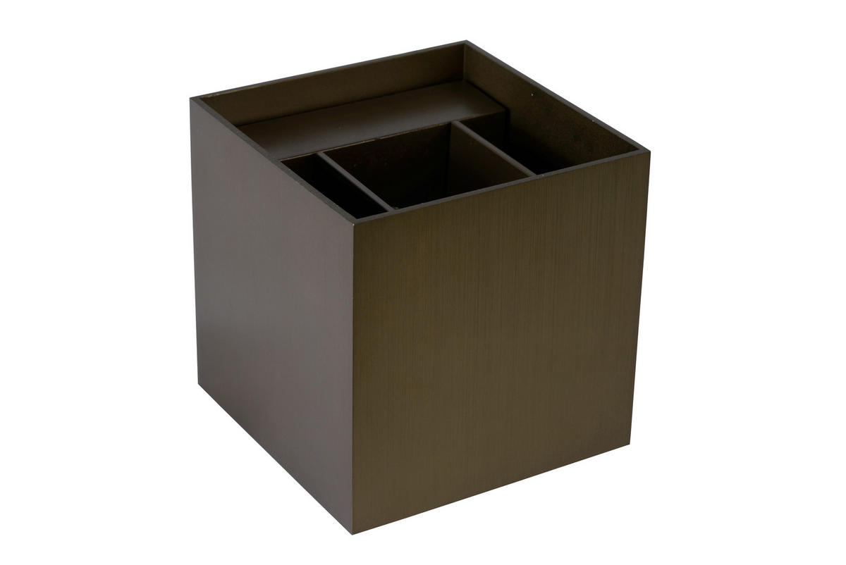 LED-WANDLEUCHTE Xio 9.7/9.7/9.7 cm   - Cappuccino, Design, Metall (9.7/9.7/9.7cm) - Lucide