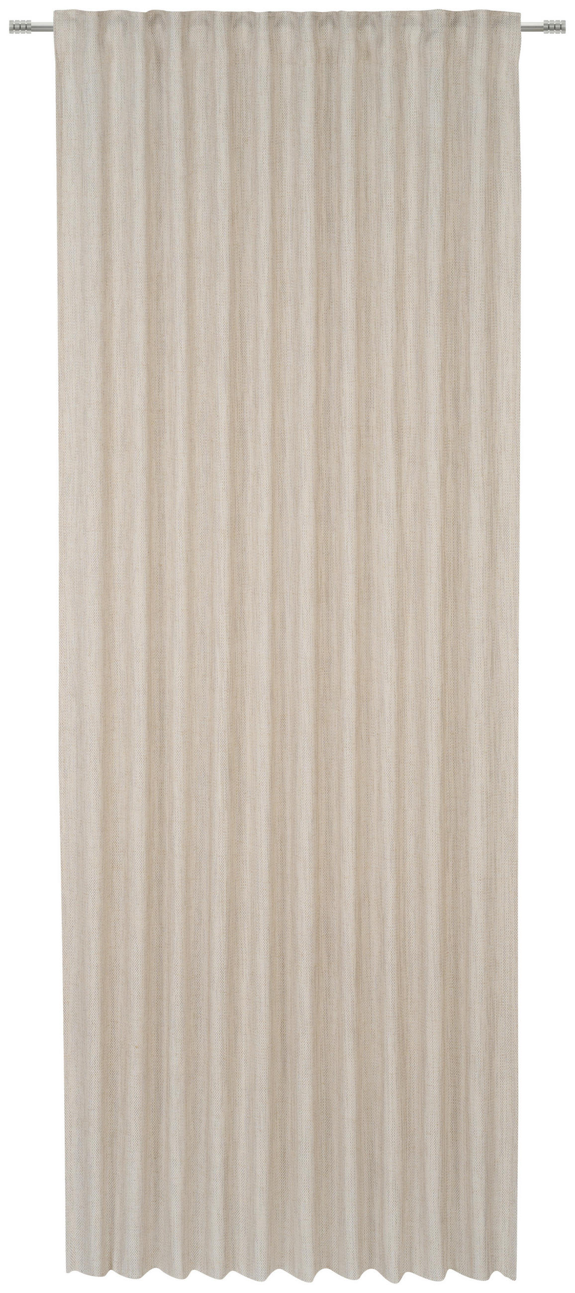 FERTIGVORHANG blickdicht  - Creme, Trend, Textil (140/245cm) - Esposa