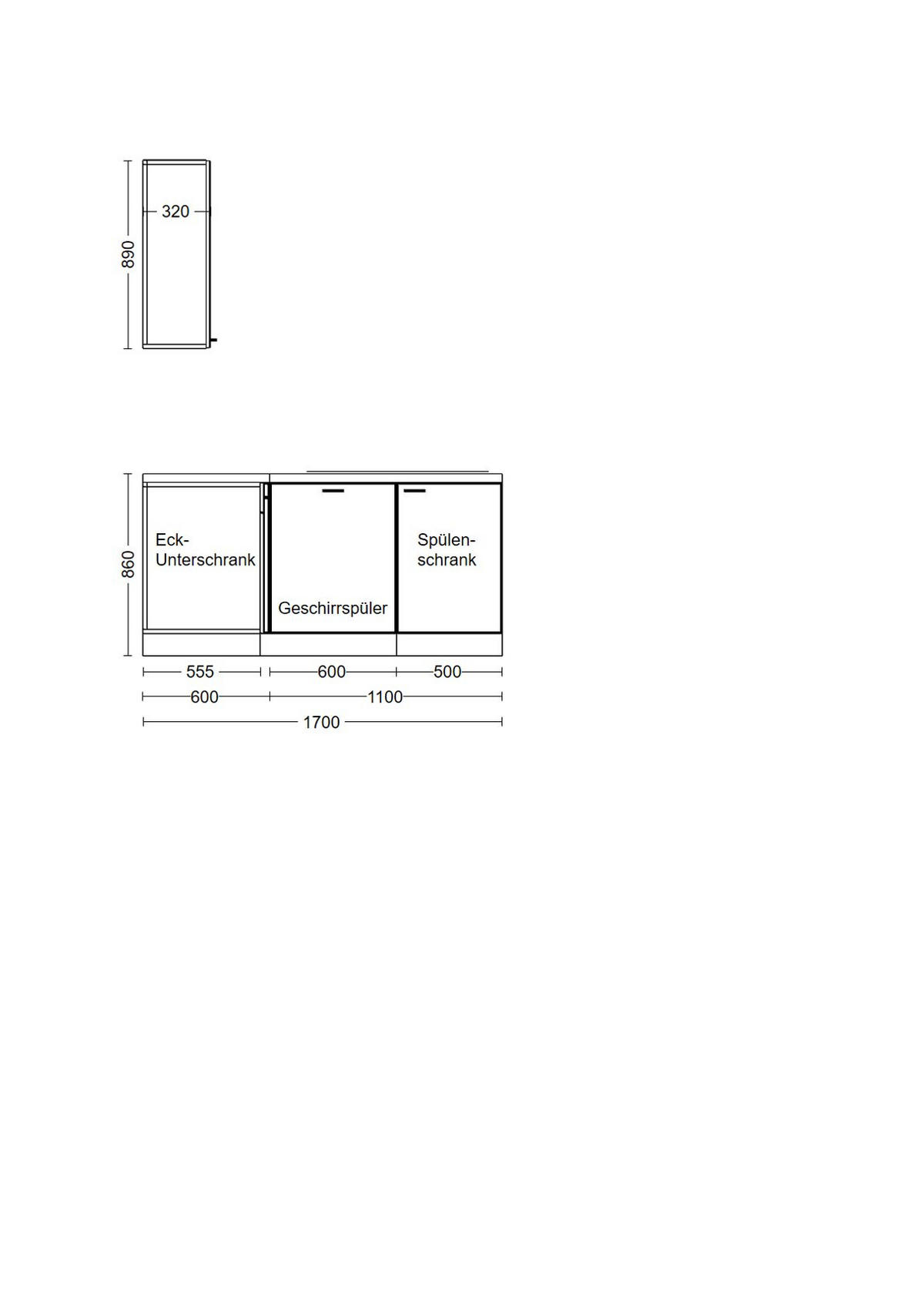 ROHOVÁ KUCHYŇA NEPAL 280 - kašmírová/farba ušľachtilej ocele, Modern, kov/kompozitné drevo (280/170cm) - FlexWell
