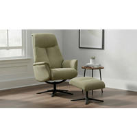 RELAXSESSELSET RELAVO Webstoff Hocker    - Schwarz/Grün, Design, Textil/Metall (72/109/86/111/81cm) - Livetastic