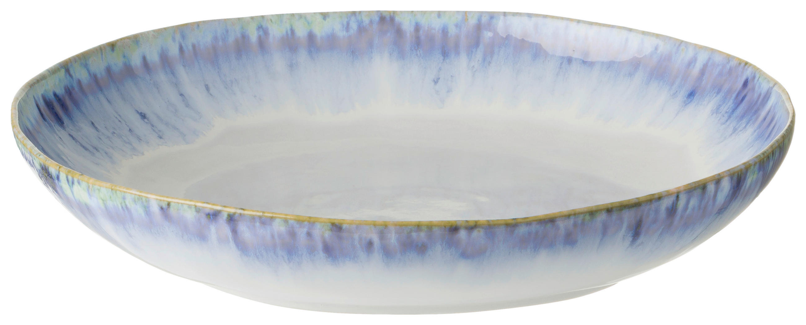 SCHÜSSEL BRISA - Weiß/Hellblau, Basics, Keramik (37/7cm) - Costa Nova