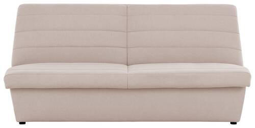 2-SITZER-SOFA Webstoff Ecru  - Ecru/Schwarz, Design, Kunststoff/Textil (185/92/103cm) - LOOKS by W.Joop