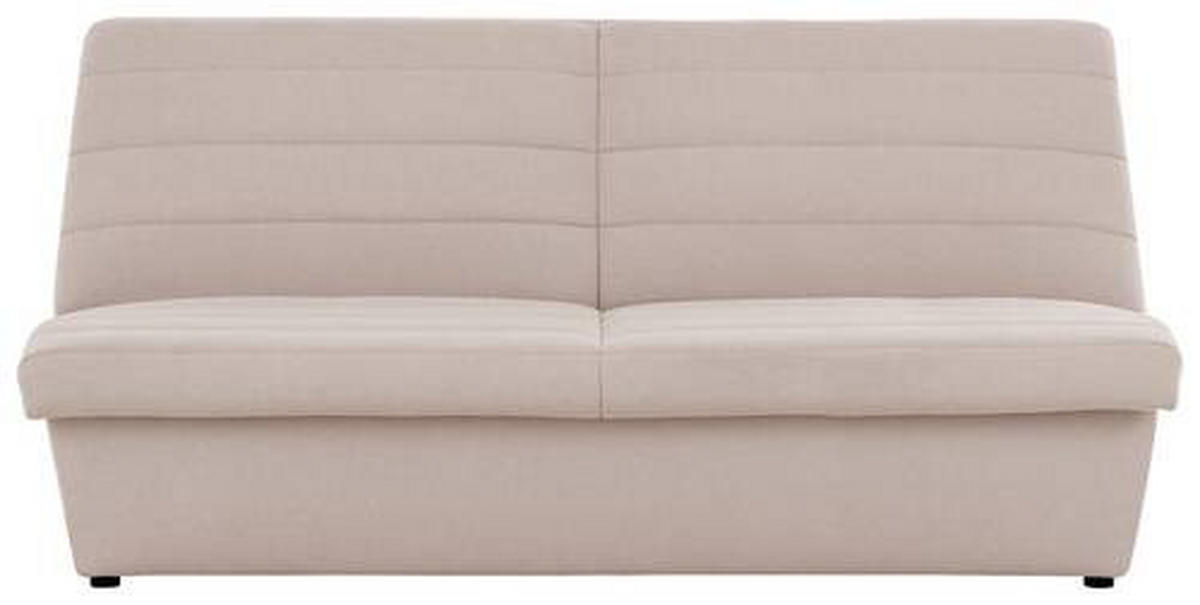 2-SITZER-SOFA Webstoff Ecru  - Ecru/Schwarz, Design, Kunststoff/Textil (185/92/103cm) - LOOKS by W.Joop