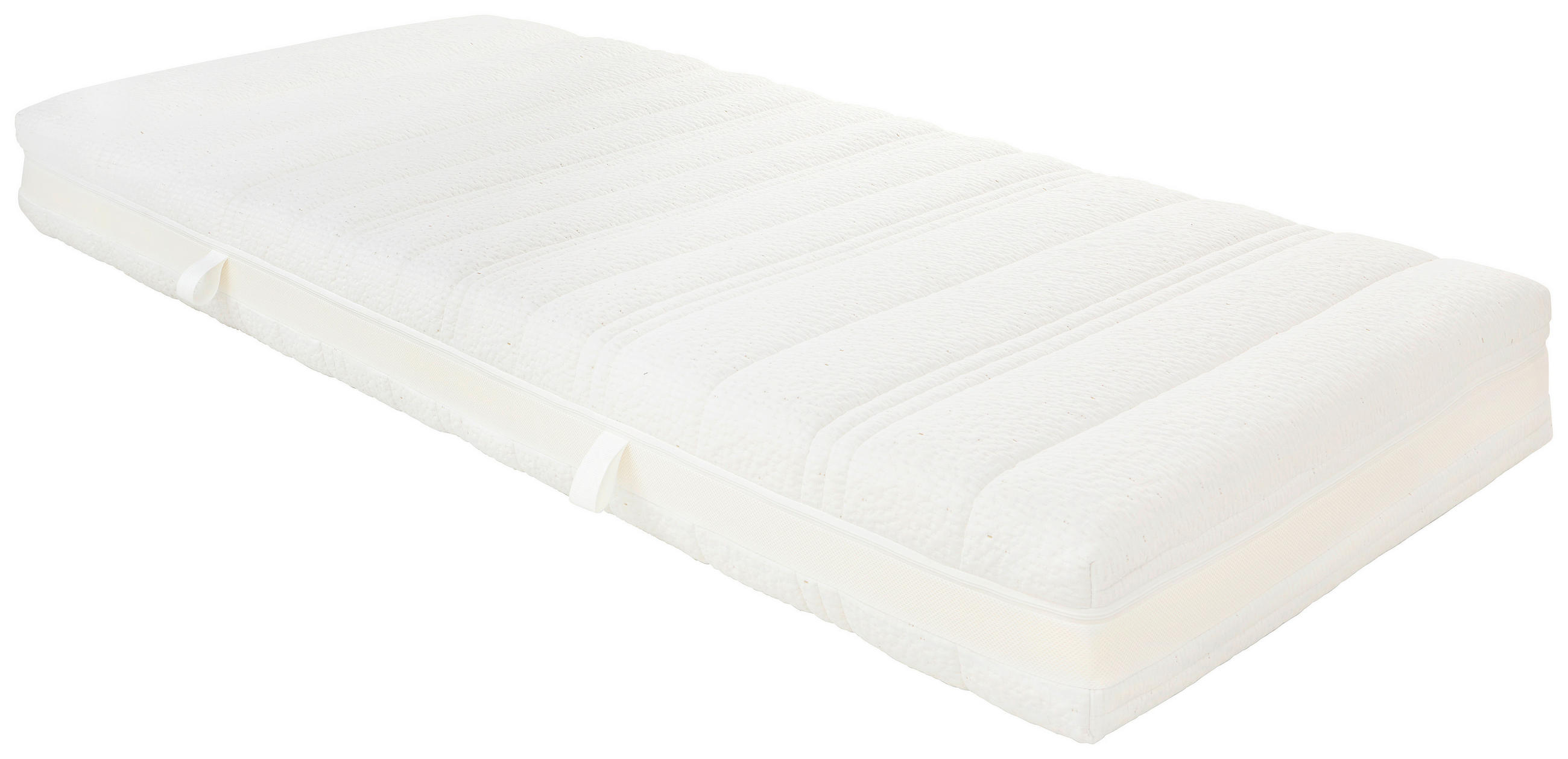 Kaltschaummatraze MATRIX 90/220 cm, Höhe ca.: 21 cm, H3 = fest, 7-Zonen - Weiß, Textil (90/220cm) - Sembella