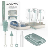 FLASCHENREINIGUNGSSET 7in1 Flaschenreinigungsbürstenset 7-teilig  - Weiß, Basics, Kunststoff (19,7/6,4/12,9cm) - Momcozy