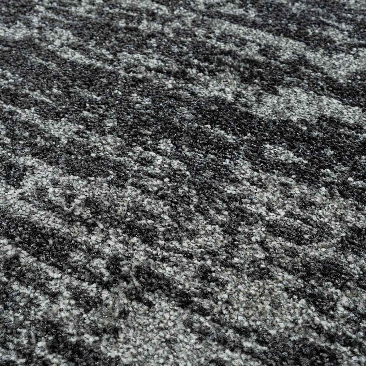 WEBTEPPICH 80 cm Oslo Schwarz  - Schwarz, Basics, Kunststoff/Textil (80cm) - Novel