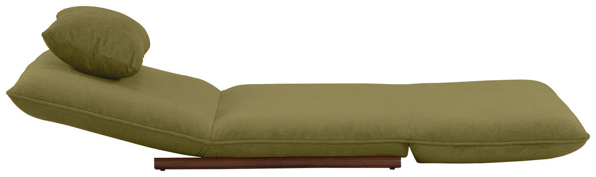 SESSEL in Samt Grün, Dunkelbraun  - Dunkelbraun/Grün, Design, Textil/Metall (93/97/80cm) - MID.YOU