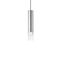 LED-HÄNGELEUCHTE 6/66/240 cm  - Chromfarben/Transparent, KONVENTIONELL, Glas/Metall (6/66/240cm) - Ideal Lux