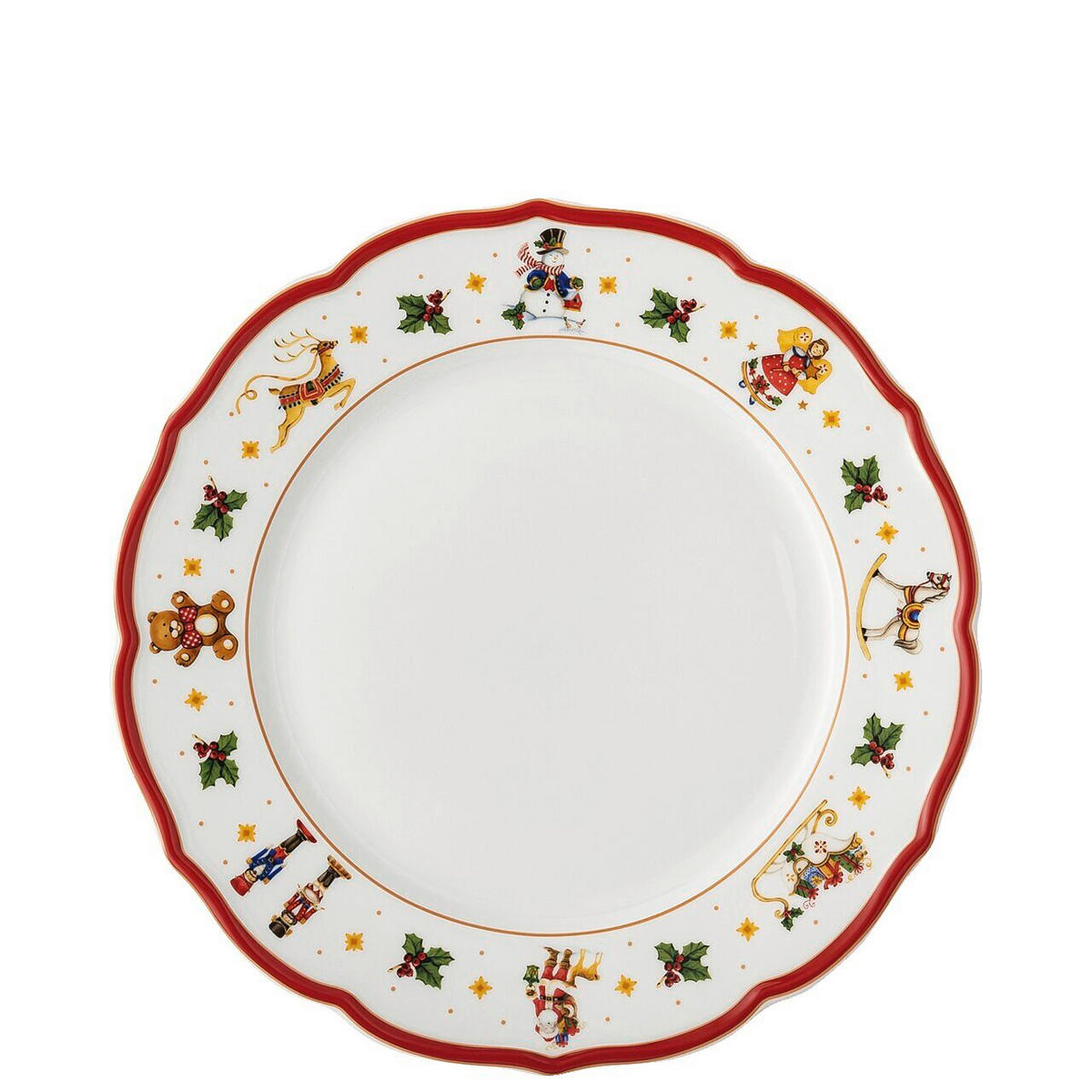 TAFELSERVICE Multicolor Happy Wintertime - H. Wintertime Red 18-teilig 6 Personen  - Multicolor, Basics, Keramik - Hutschenreuther