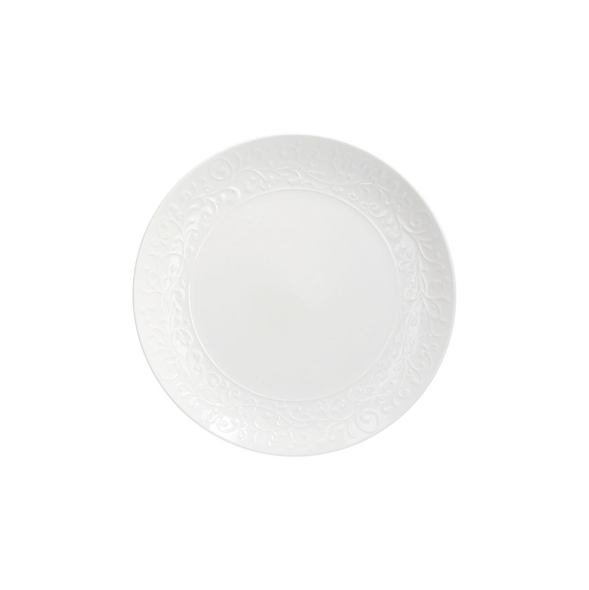 PLITKI TANJIR    25/2.5 cm         Jasmin Bianco   - bela, Osnovno, keramika (25/2.5cm) - Tognana