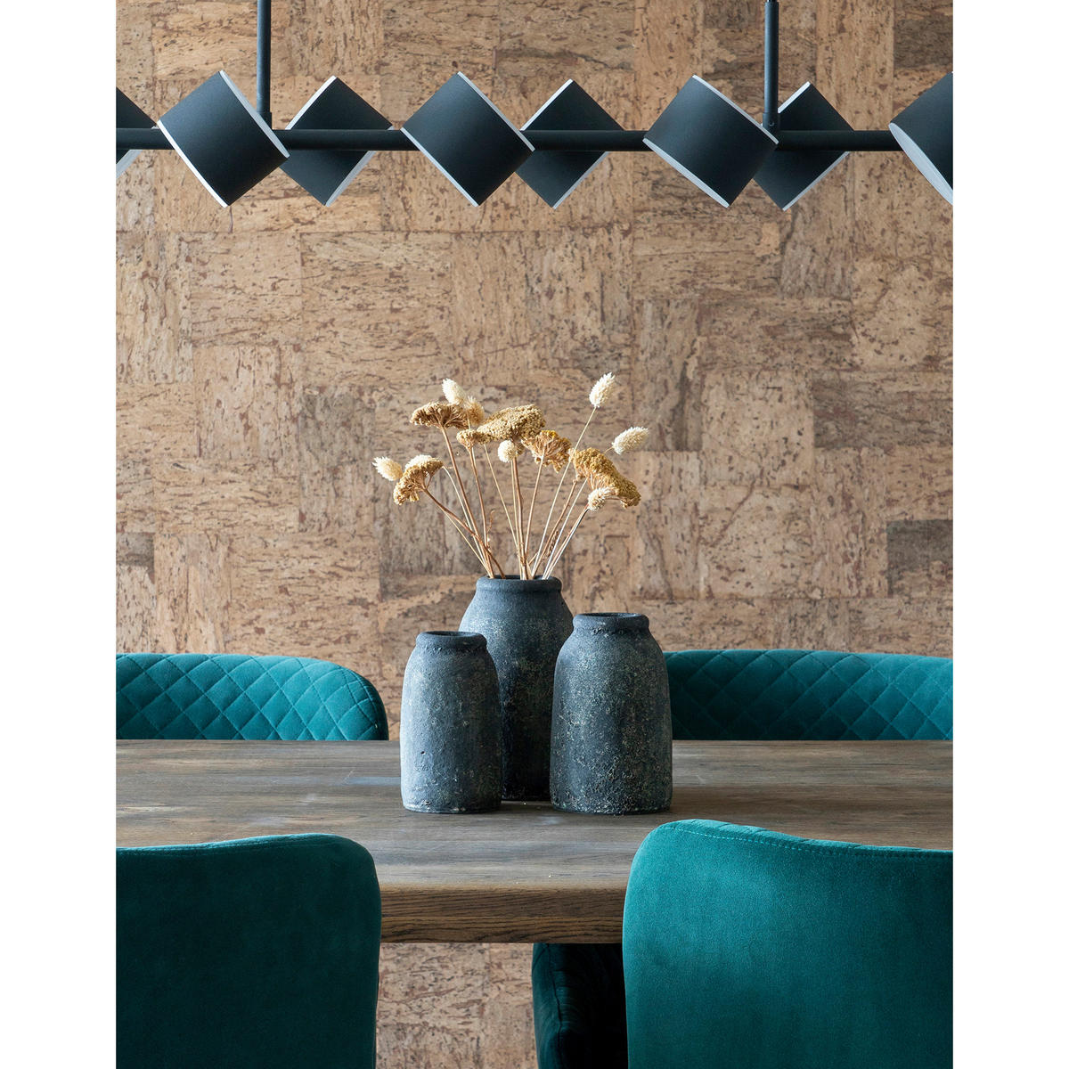 VASE  - Grau, Design, Keramik