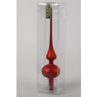 VÂRF DE BRAD DE CRĂCIUN - Basics, sticlă (26cm)