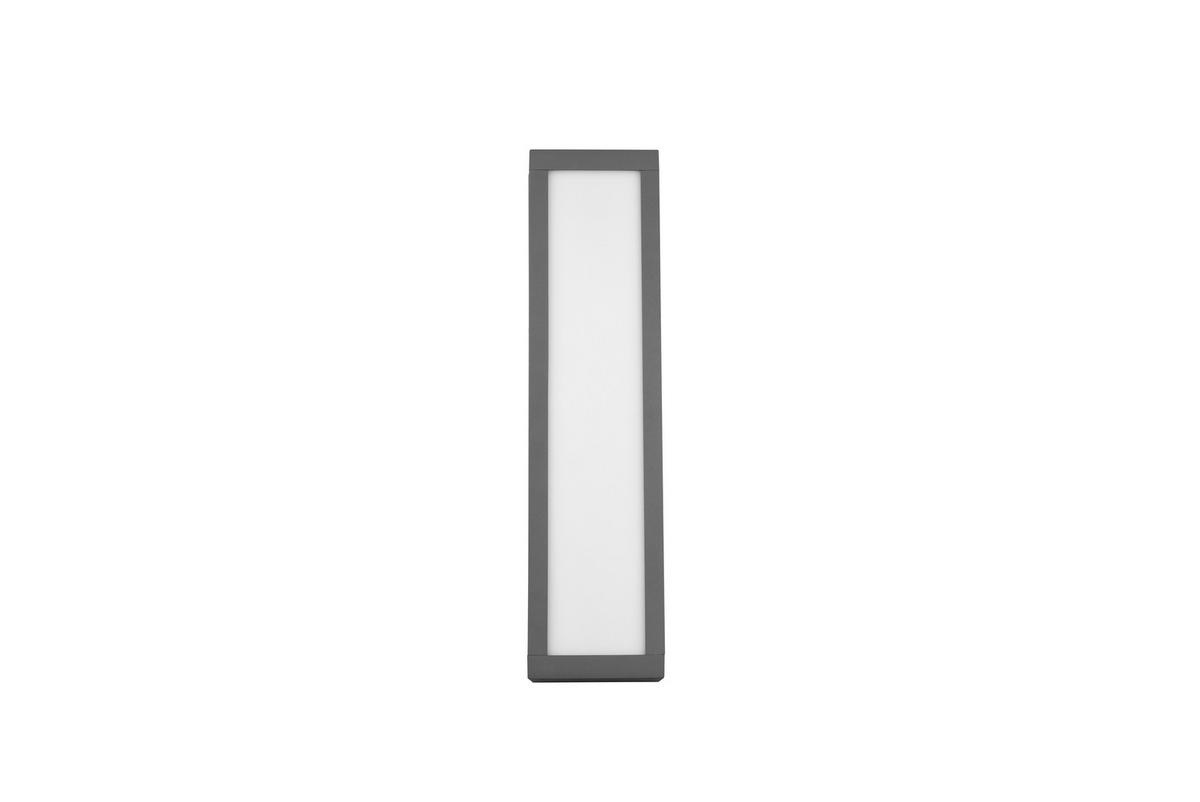 AUßENWANDLEUCHTE 9/36/9,5 cm   - Anthrazit/Weiß, Basics, Kunststoff/Metall (9/36/9,5cm)