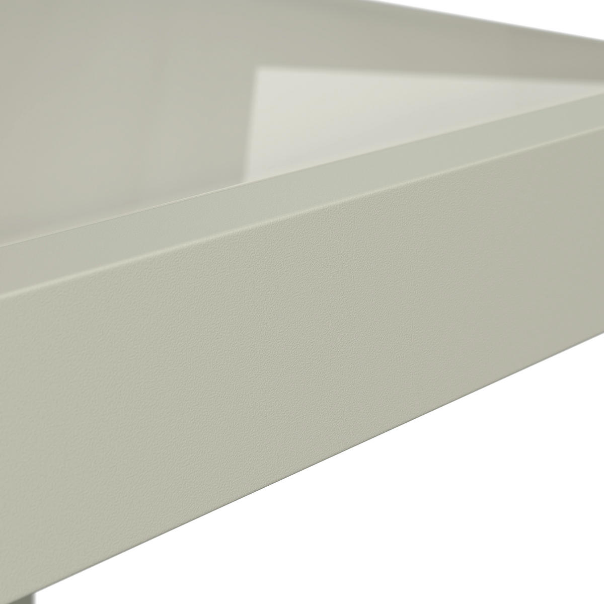 BALKONTISCH  - Beige, MODERN, Glas/Metall (160/80/75/80cm) - Ambia Garden