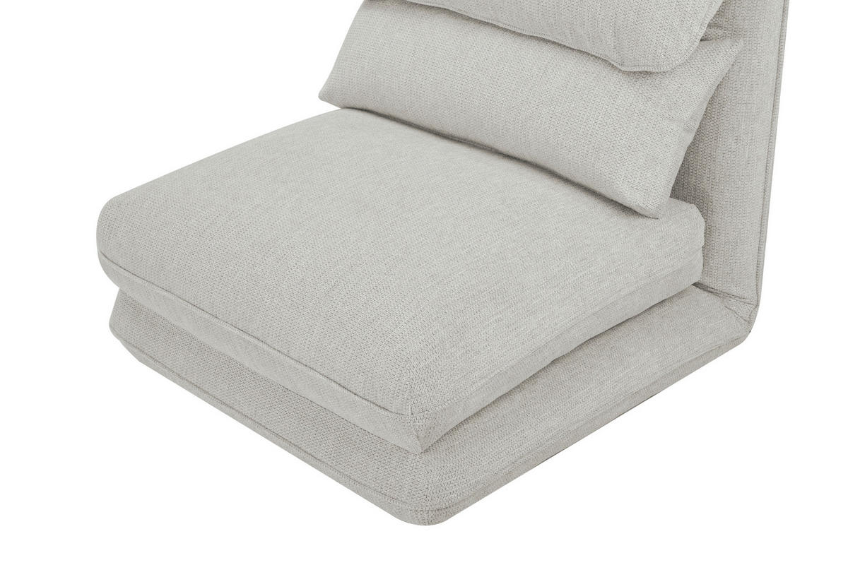 SCHLAFSESSEL in Cord Beige  - Beige, Design, Textil/Metall (78/72/85cm) - Livetastic