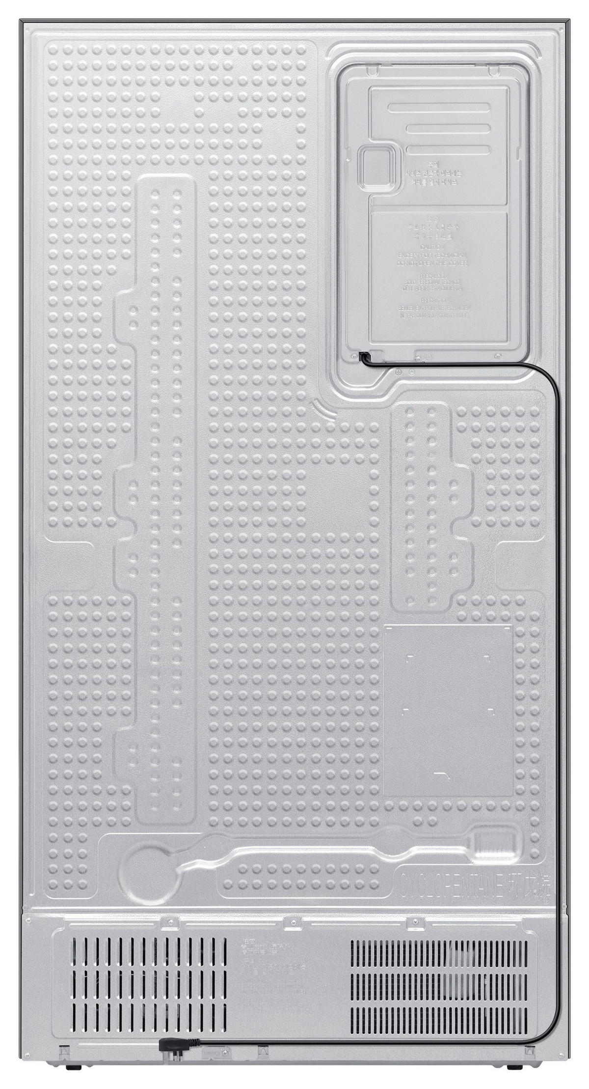 SIDE-BY-SIDE 91,2/178/72,6 cm RS90F67BEFEF  - Schwarz, Basics, Glas/Kunststoff (91,2/178/72,6cm) - Samsung