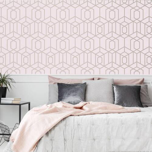 VLIESTAPETE  - Pink, Basics, Papier/Kunststoff (52/1000cm) - Xora
