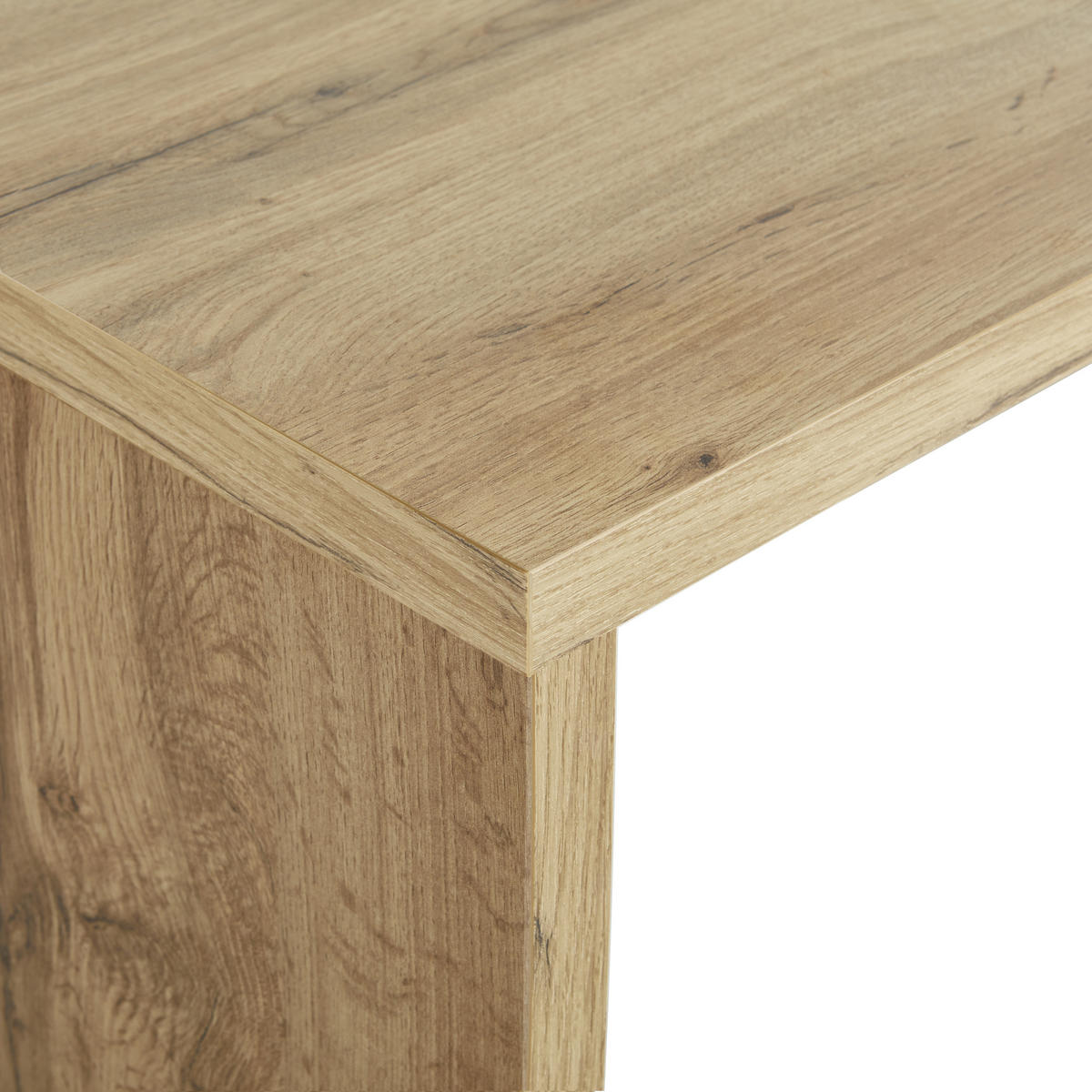 SCHREIBTISCH 120/50/75 cm  in Weiß, Eiche Wotan  - Eichefarben/Eiche Wotan, MODERN, Holzwerkstoff/Kunststoff (120/50/75cm) - Hom`in