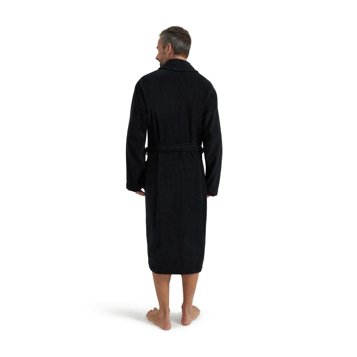 BADEMANTEL XS Unisex  - Schwarz, Basics, Textil (XSnull) - Moeve