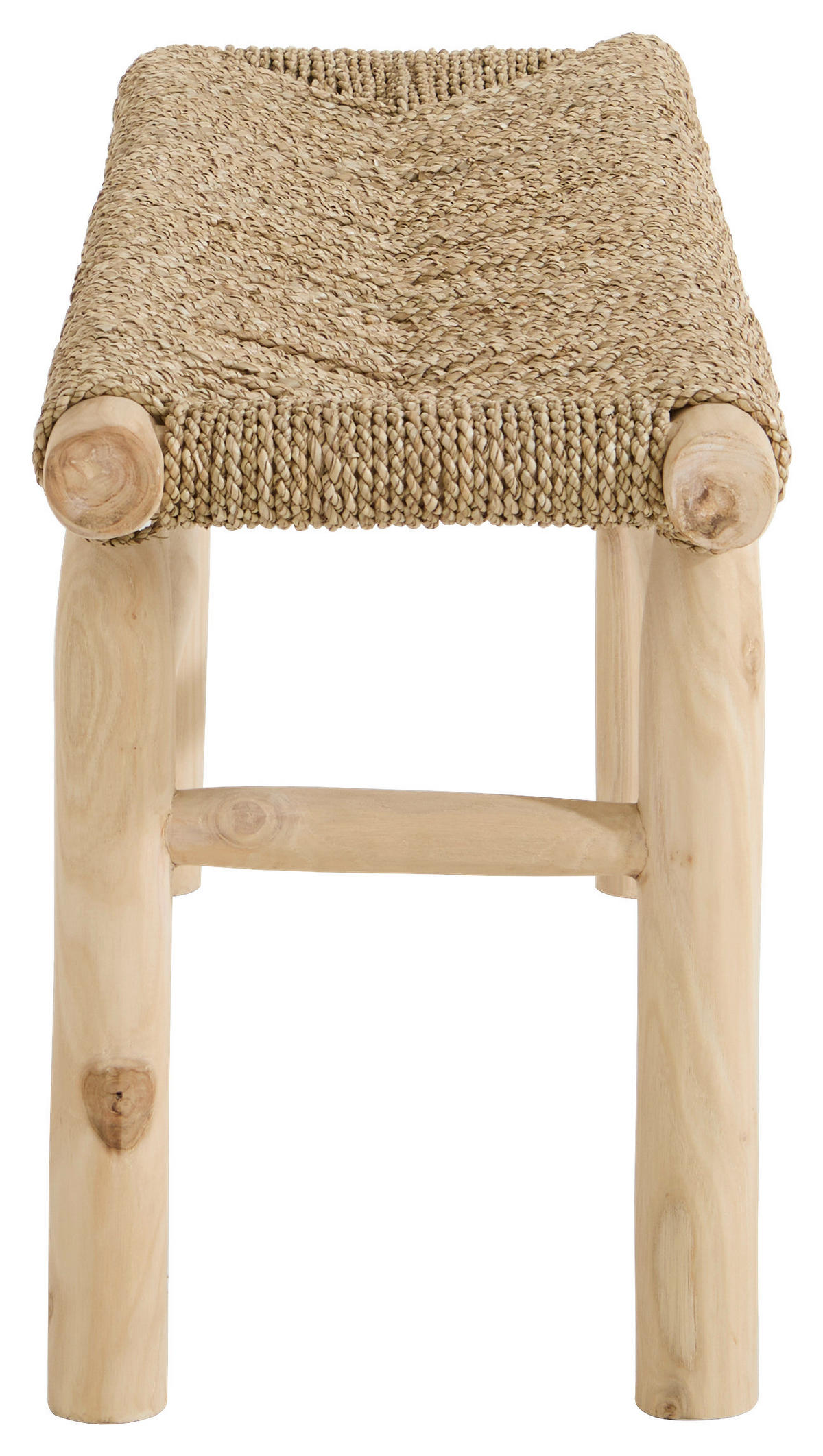 HOCKERBANK 120/46/30 cm Naturfarben Teakholz massiv  - Naturfarben, Design, Naturmaterialien/Holz (120/46/30cm) - Livetastic