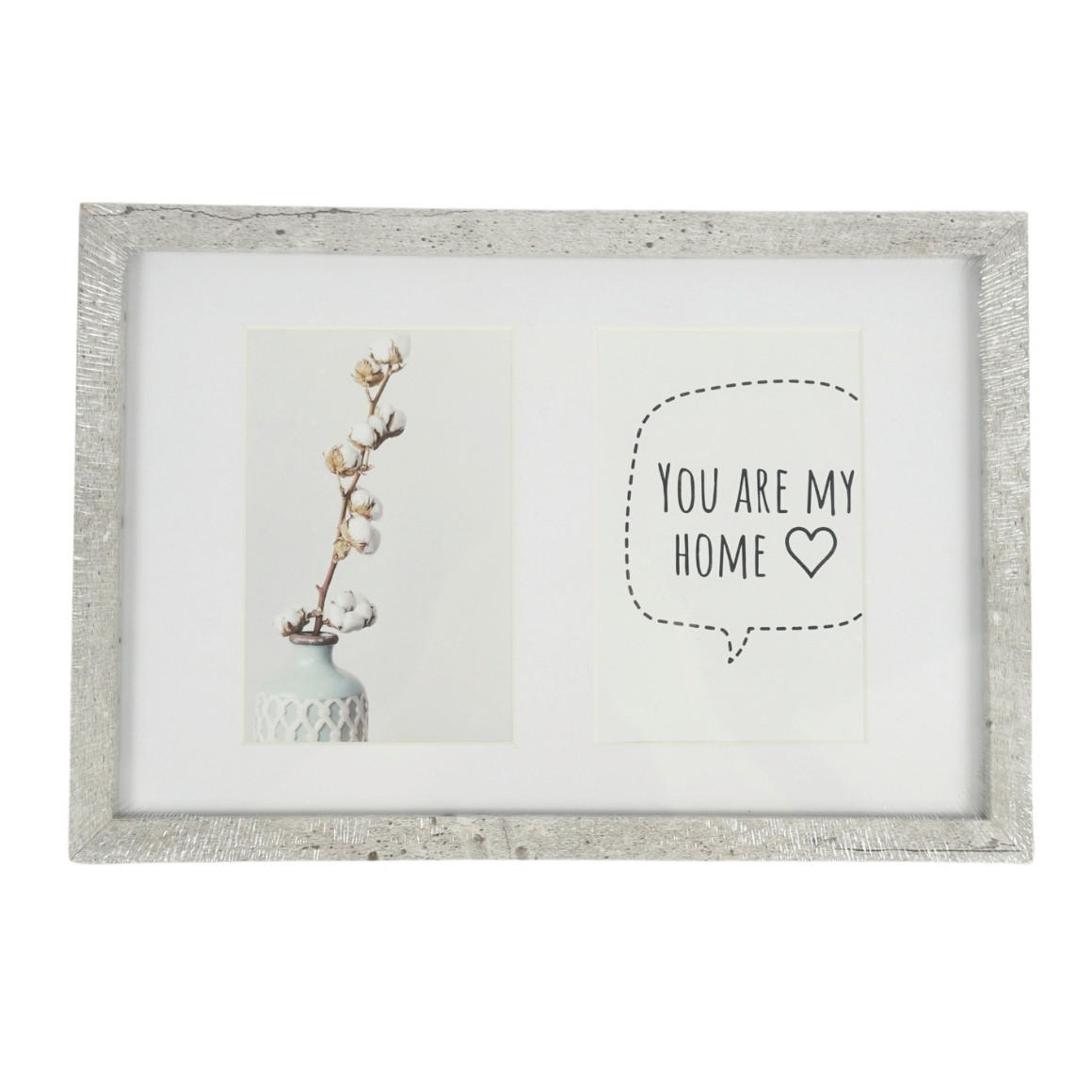 OKVIR ZA FOTOGRAFIJE  32.5/1.5/22 cm        - svetlo siva, Basics, les (32.5/1.5/22cm)