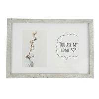 OKVIR ZA FOTOGRAFIJE  32.5/1.5/22 cm        - svetlo siva, Basics, les (32.5/1.5/22cm)