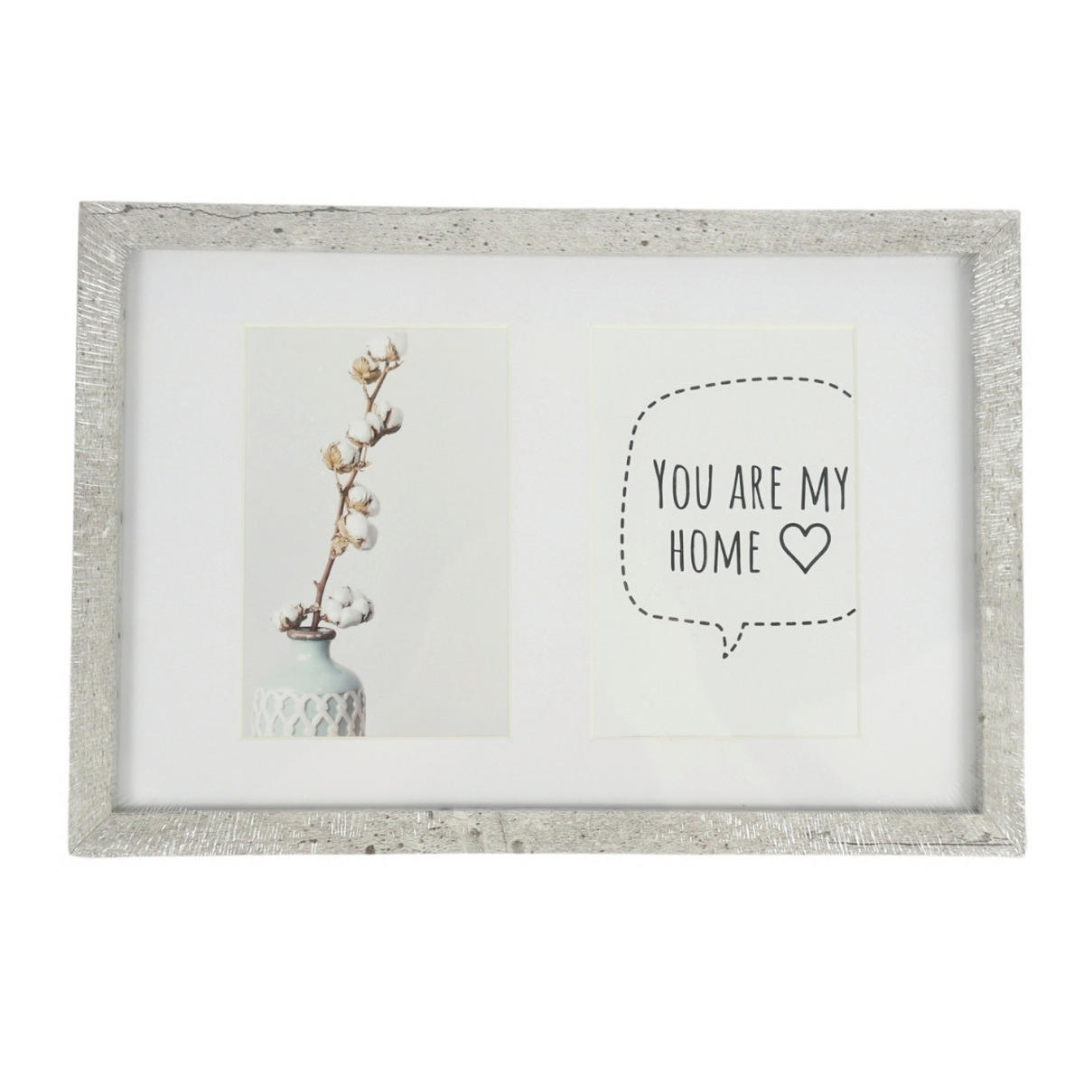 OKVIR ZA FOTOGRAFIJE  32.5/1.5/22 cm        - svetlo siva, Basics, les (32.5/1.5/22cm)