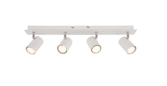 STRAHLER 57,5/8/12,07 cm - Weiß, Basics, Metall (57,5/8/12,07cm) - Novel