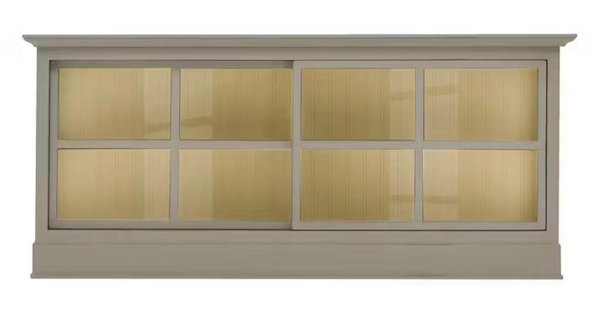 SIDEBOARD UrbanClass  in 190,5/82/49 cm  - Creme/Grau, LIFESTYLE, Glas/Holz (190,5/82/49cm) - Livetastic