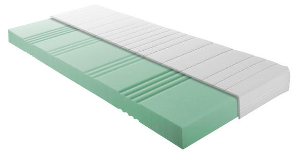 KALTSCHAUMMATRATZE 80/200 cm Höhe ca. 16 cm - Weiß, Basics, Textil (80/200cm) - Sleeptex
