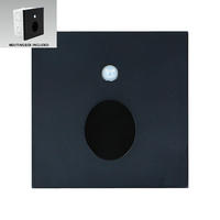 SPOTLÁMPA - fekete, Basics, műanyag (8.7/8.7/7cm)
