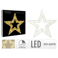 DEKOSTERN  - Weiß, Basics, Kunststoff (50,0/50,0/8,0cm) - X-Mas