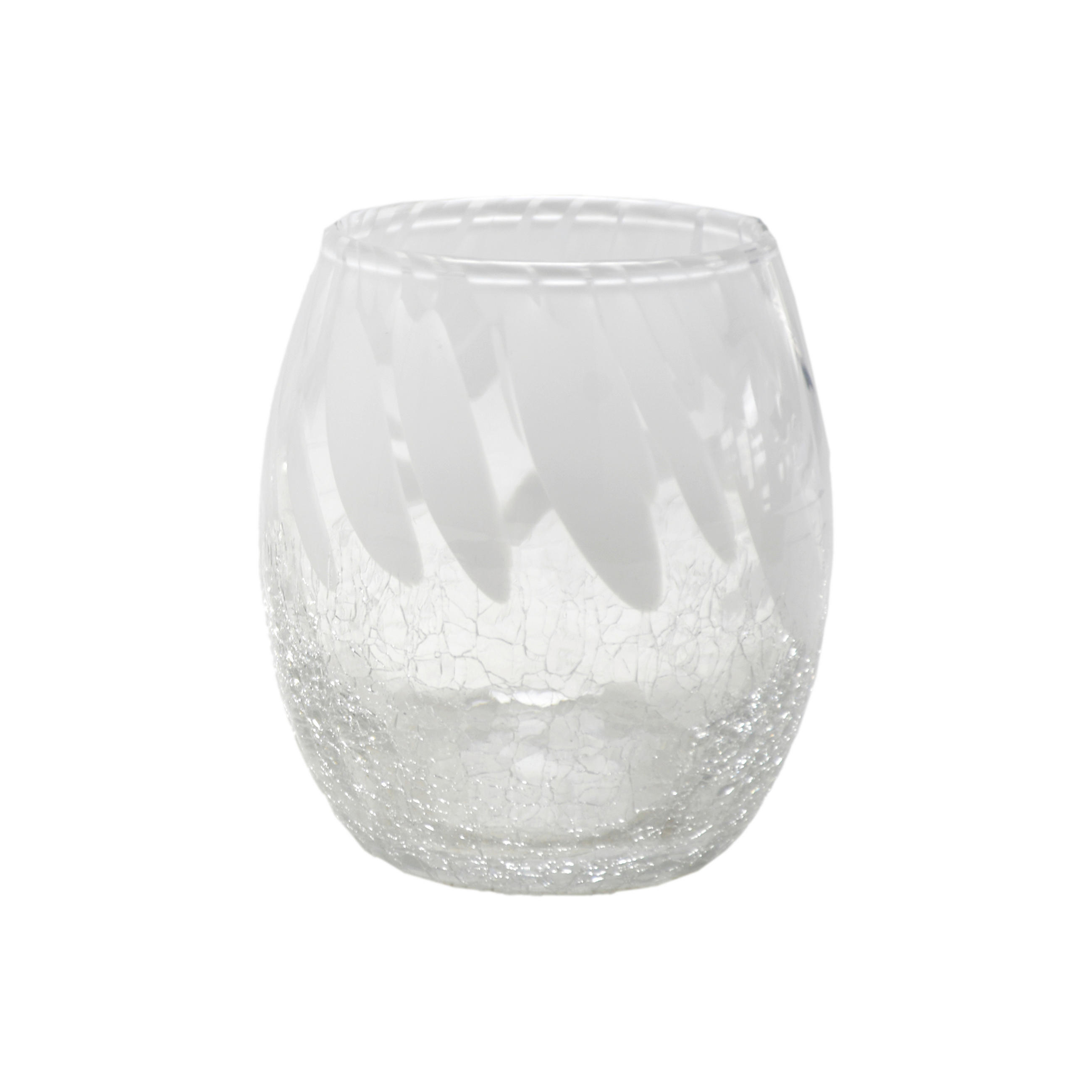 VÄRMELJUSGLAS  - klar/vit, Lifestyle, glas (10/11cm) - Ambia Home