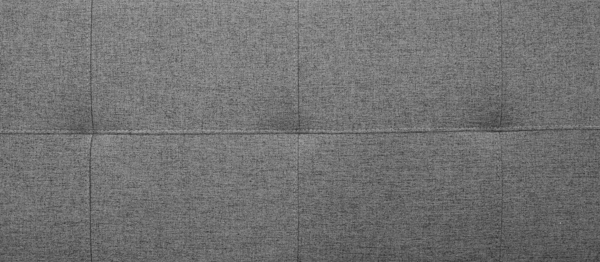 SCHLAFSOFA in Webstoff Grau  - Chromfarben/Grau, Design, Textil/Metall (184/82/83cm) - Livetastic