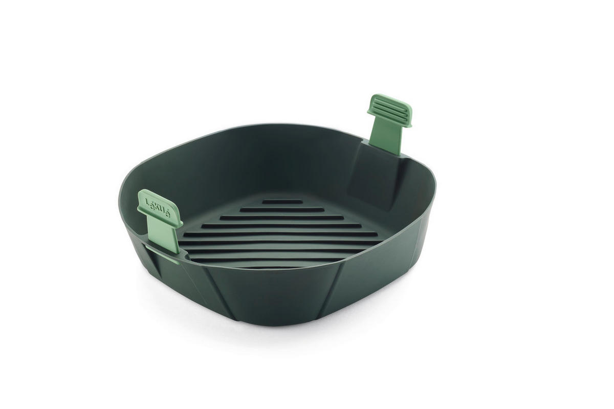 KOŠARA ZA CVRTJE - siva, Basics, umetna masa (25/8,5/25cm) - LEKUE