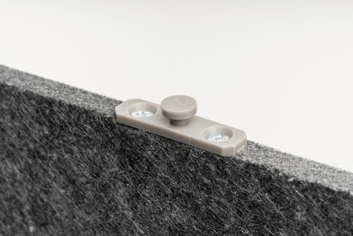 GLEITER  - Grau, Basics, Kunststoff (2,5/1/1cm)