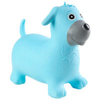 UGRÁLÓ ÁLLAT - világoskék, Basics, műanyag (53/24/45cm) - My Baby Lou