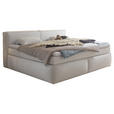 FAMILIENBOXSPRINGBETT - Silberfarben/Schwarz, LIFESTYLE, Kunststoff/Textil (240/200cm) - Esposa