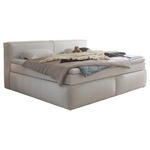 BOXSPRINGBETT 240/200 cm  in Silberfarben  - Silberfarben/Schwarz, LIFESTYLE, Kunststoff/Textil (240/200cm) - Esposa
