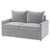 SCHLAFSOFA COLOGNE in Flachgewebe Grau  - Schwarz/Grau, Design, Kunststoff/Textil (152/89/92cm) - MID.YOU