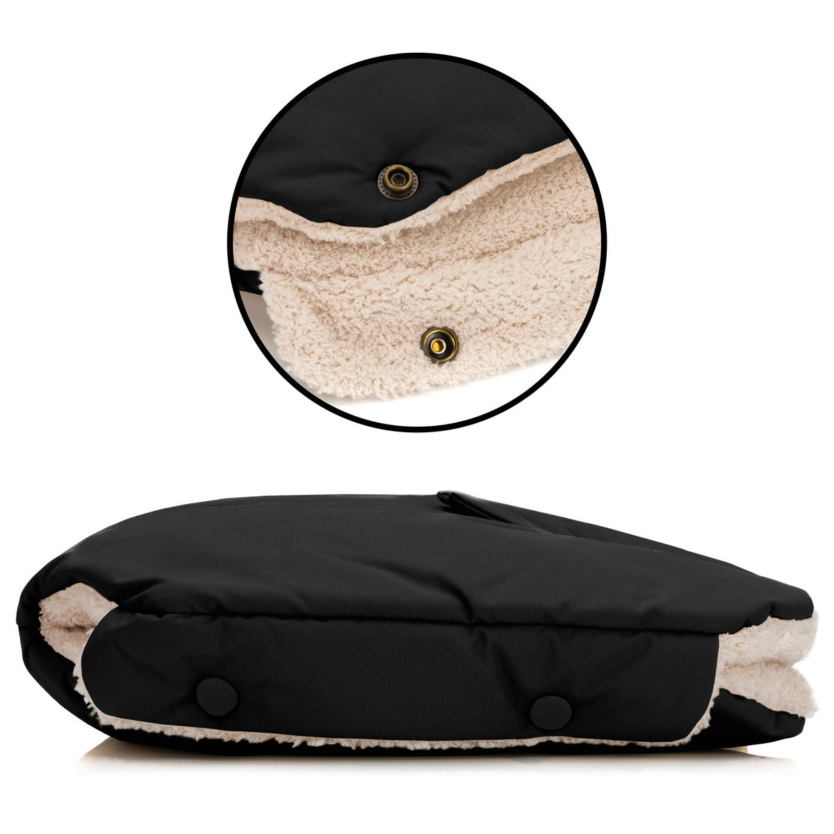 MUF    - crna, Basics, tekstil (30/46cm) - Jimmylee