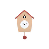 WANDUHR Rosa, Aprikose  - Aprikose/Rosa, Basics, Kunststoff (23/10.5/26cm) - Karlsson