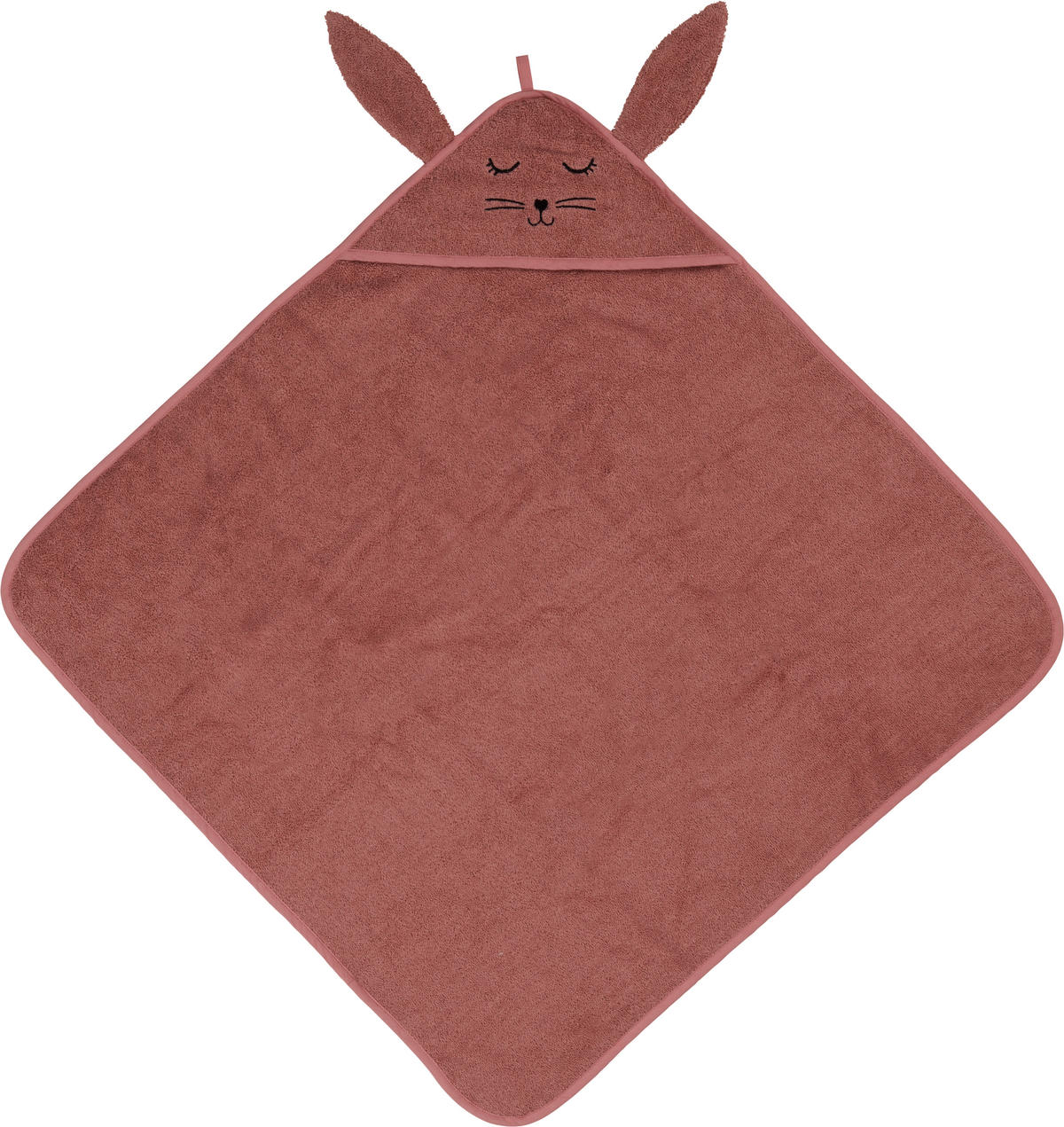 OSUŠKA S KAPUCÍ - pink, Basics, textil (75/75cm) - Avelia