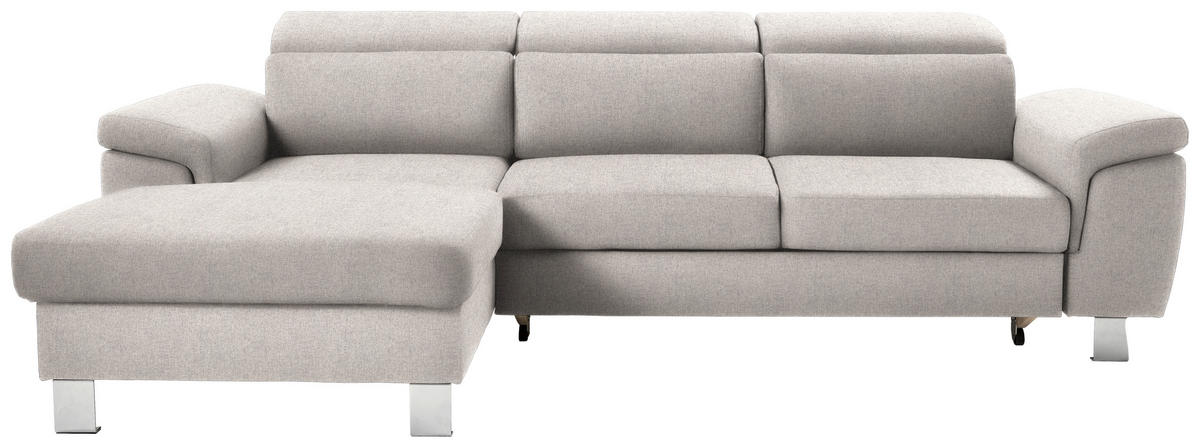 ECKSOFA inkl. Funktionen Ecru Webstoff von XORA
