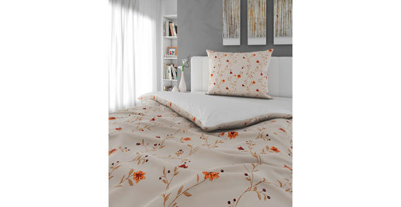 WENDEBETTWÄSCHE Satin 140/200 cm - Creme, Textil (140/200cm) - Esposa