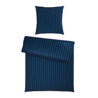 BETTWÄSCHE Satin 155/220 cm  - Dunkelblau, Textil (155/220cm) - Dieter Knoll