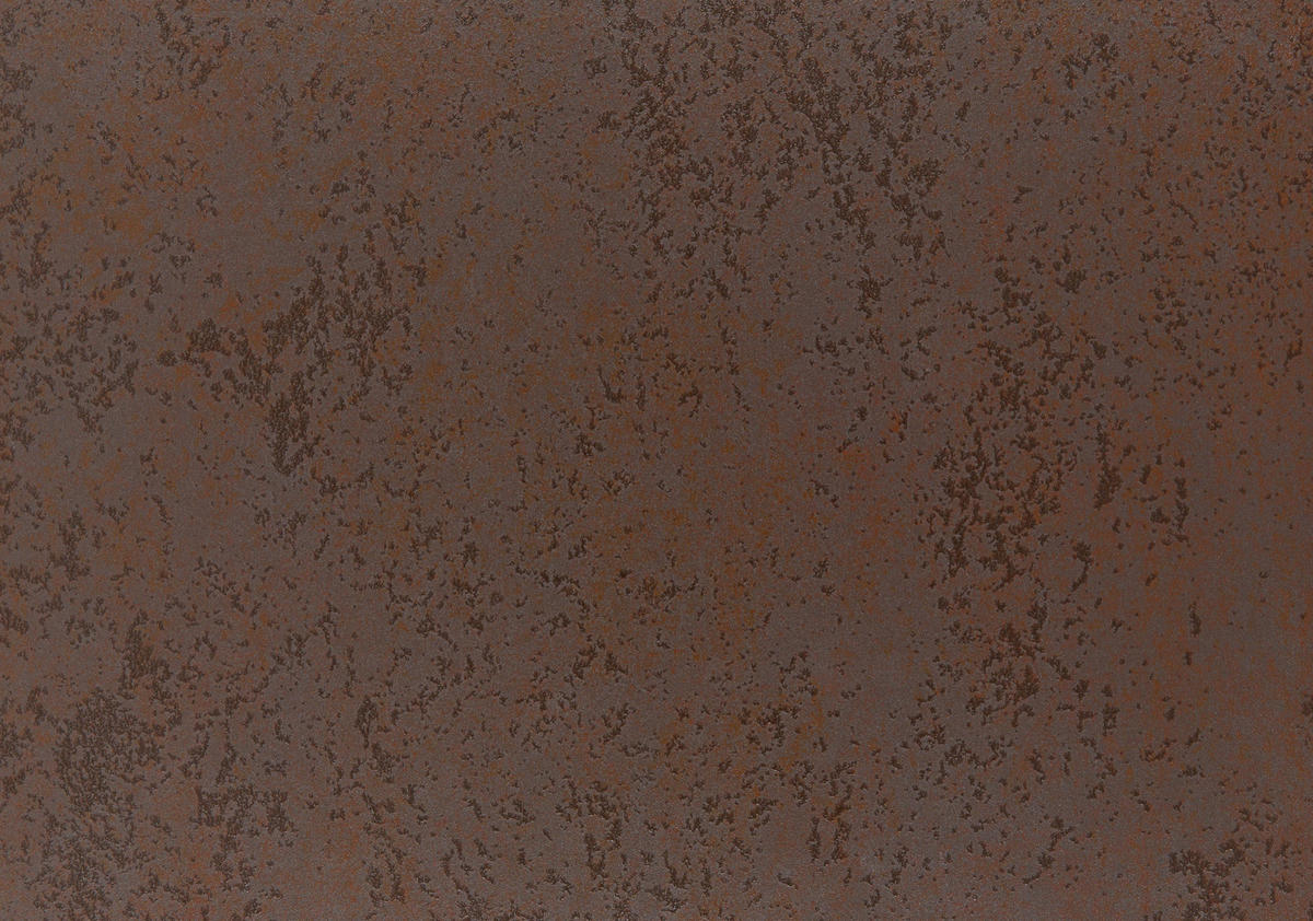 ESSTISCH in Metall, Keramik 200/100/75,5 cm  - Rostfarben/Schwarz, MODERN, Keramik/Metall (200/100/75,5cm) - MID.YOU