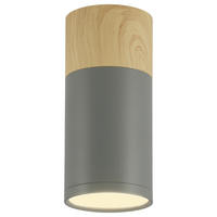 LED-DECKENLEUCHTE 7,5/7,5/15 cm   - Grau, Natur, Metall (7,5/7,5/15cm)