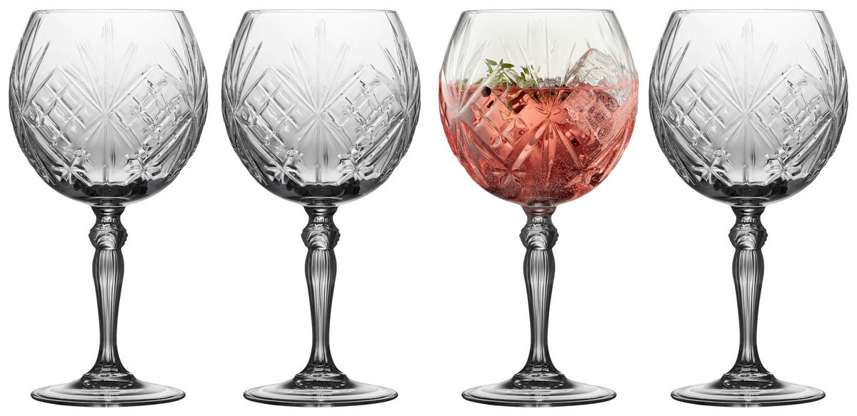 GLASSET 4 delar  - transparent, Basics, glas