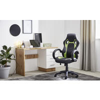 SCHREIBTISCH 120/50/75 cm  in Weiß, Eiche Wotan  - Eichefarben/Eiche Wotan, MODERN, Holzwerkstoff/Kunststoff (120/50/75cm) - Hom`in